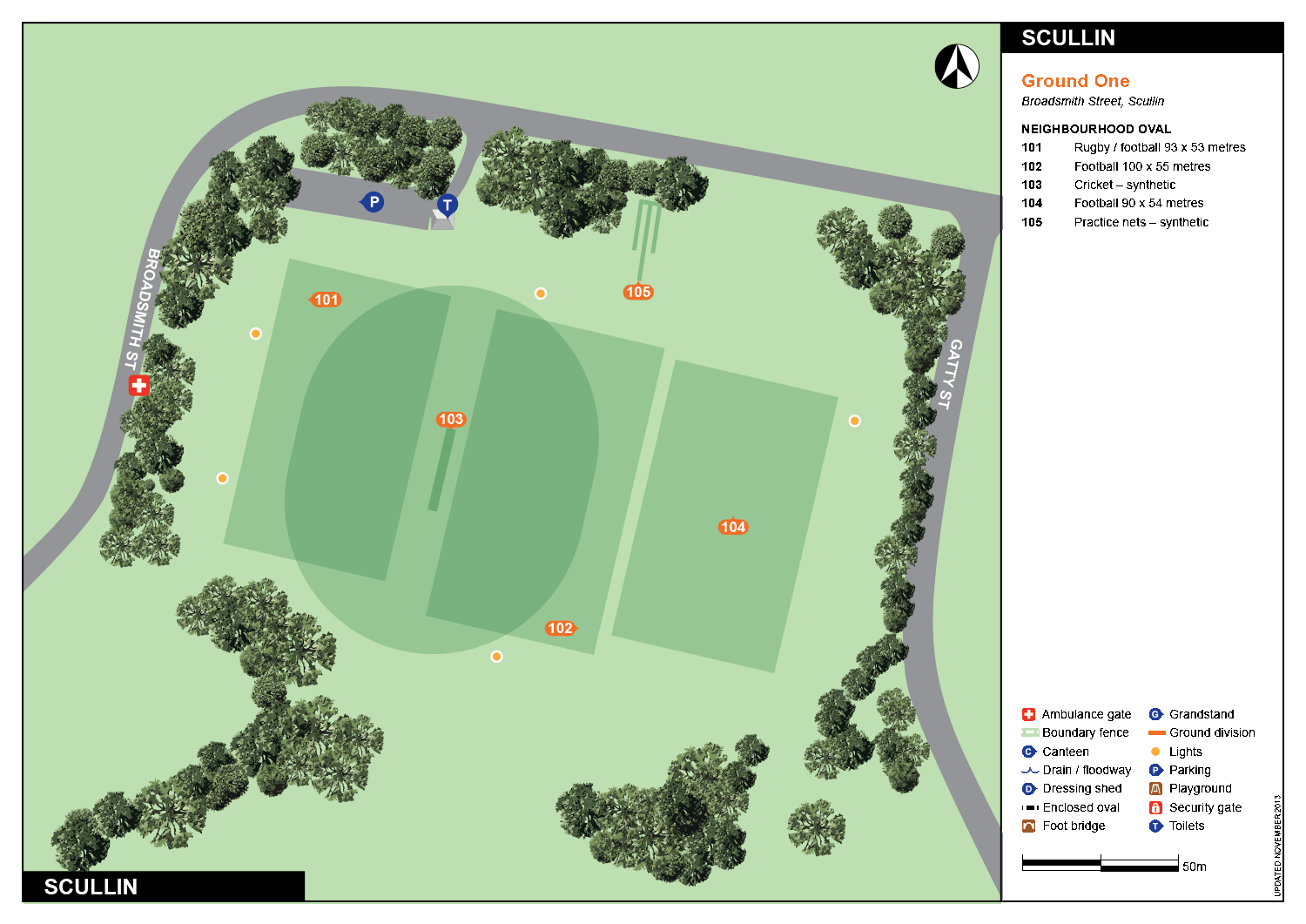 Scullin 1 field map